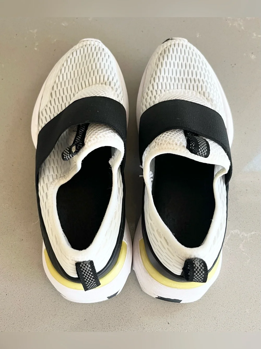 Sorel Kinetic Impact Strap Slip On Sneakers NL4698-100 White Shoe Women Size 7.5